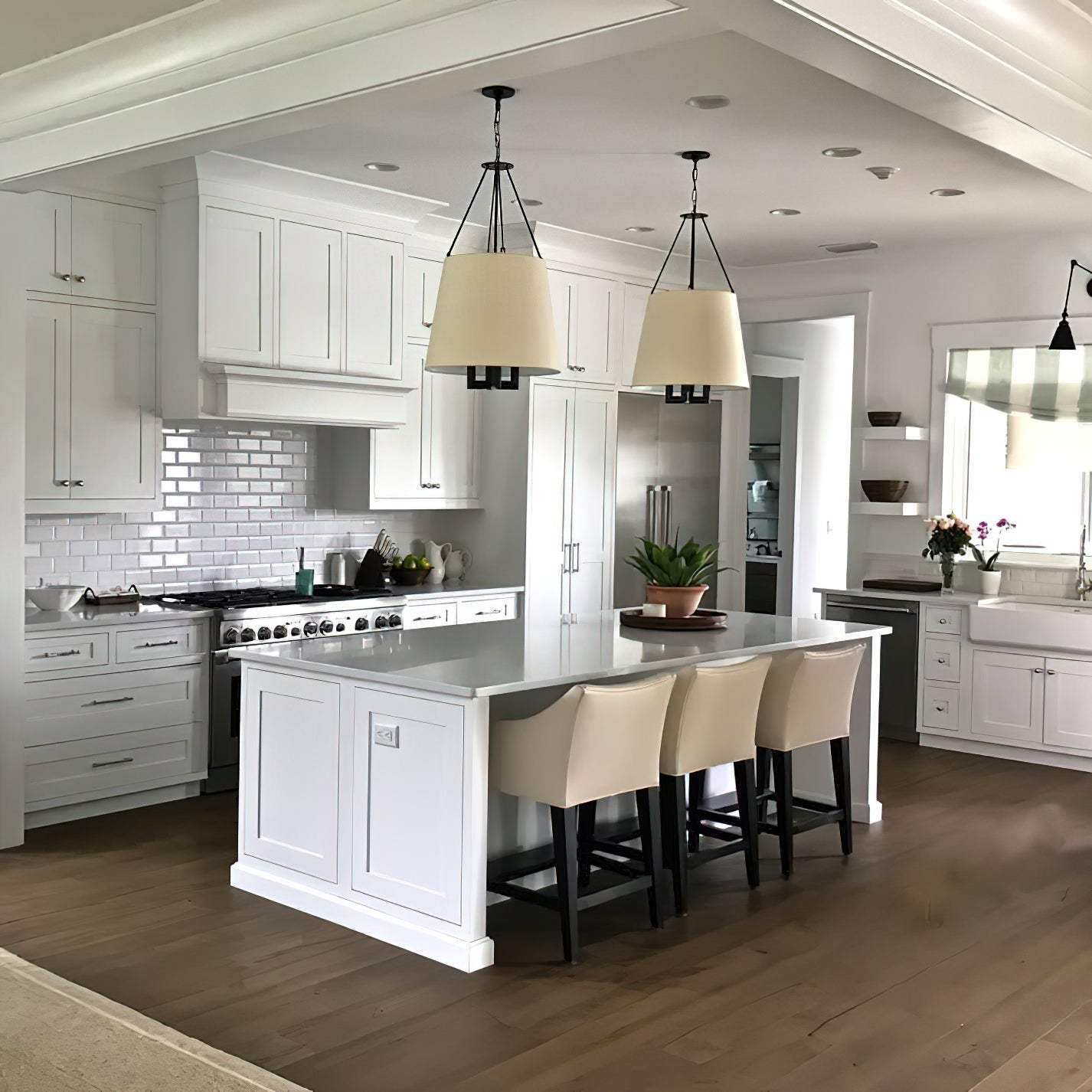 Loom Vintage Industrial Brass Fabric Pendant Lamp - Lamp Copper