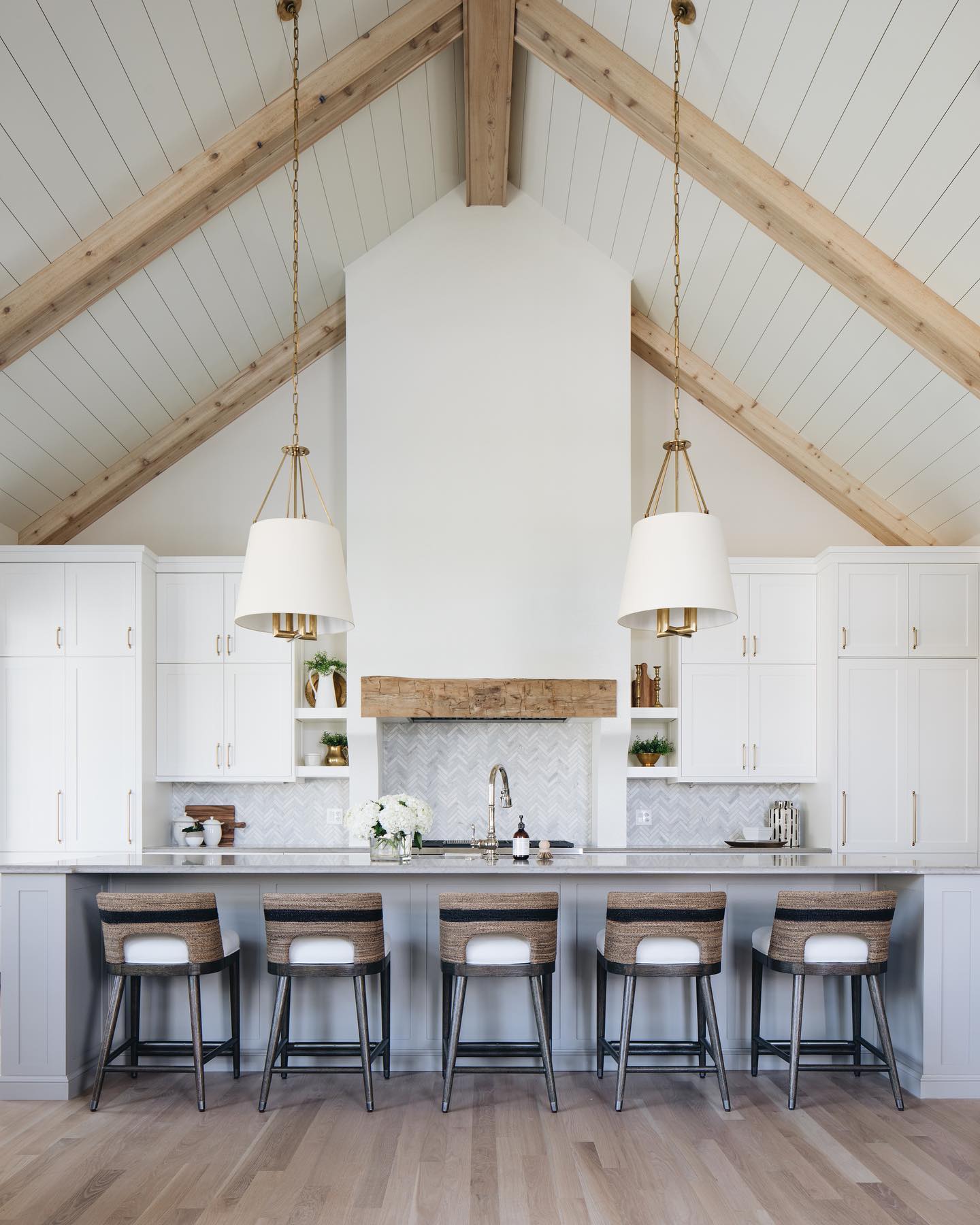 Loom Vintage Industrial Brass Fabric Pendant Lamp - Lamp Copper