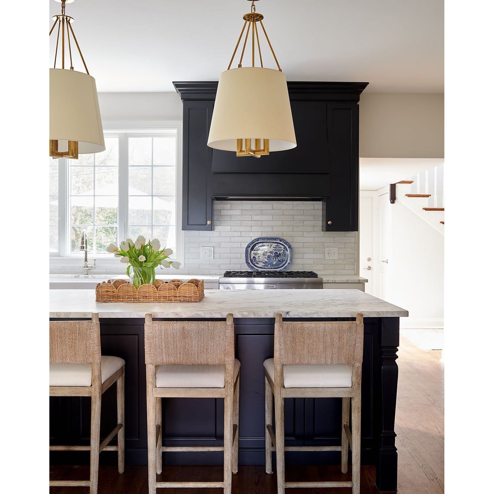 Loom Vintage Industrial Brass Fabric Pendant Lamp - Lamp Copper