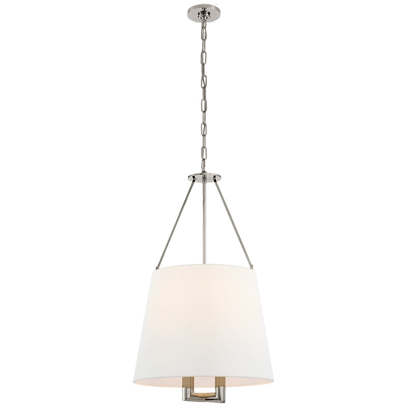 Loom Vintage Industrial Brass Fabric Pendant Lamp - Lamp Copper
