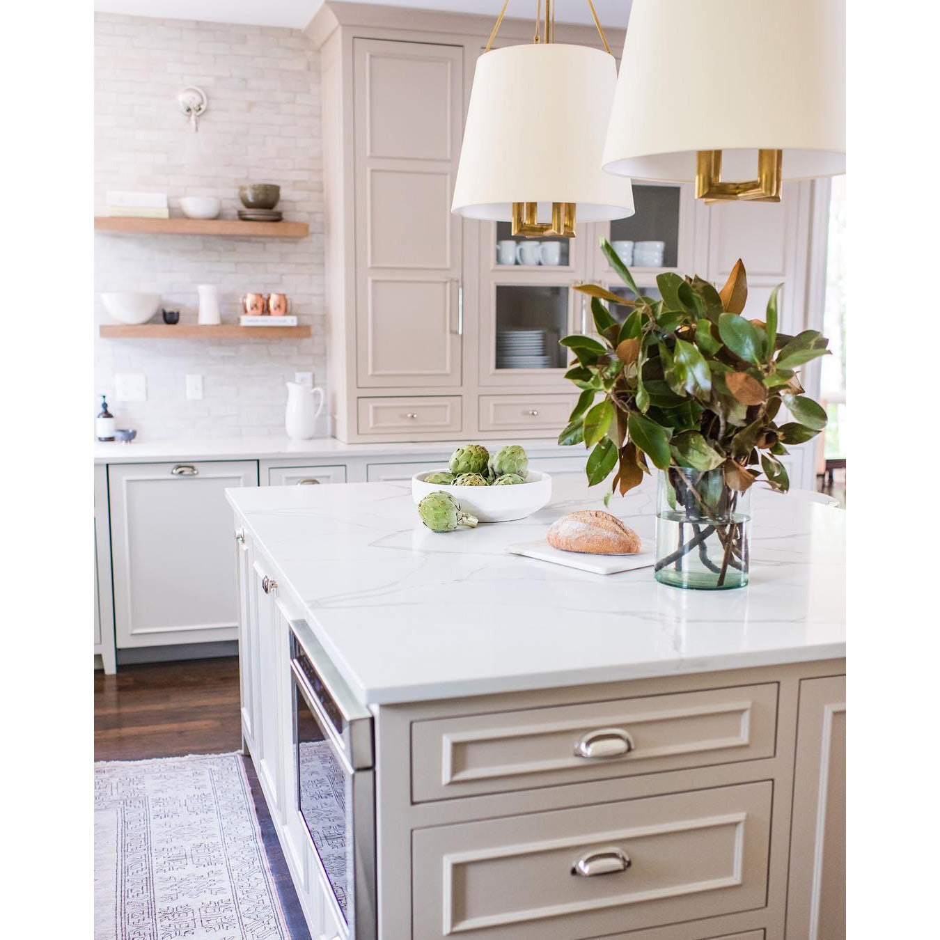 Loom Vintage Industrial Brass Fabric Pendant Lamp - Lamp Copper