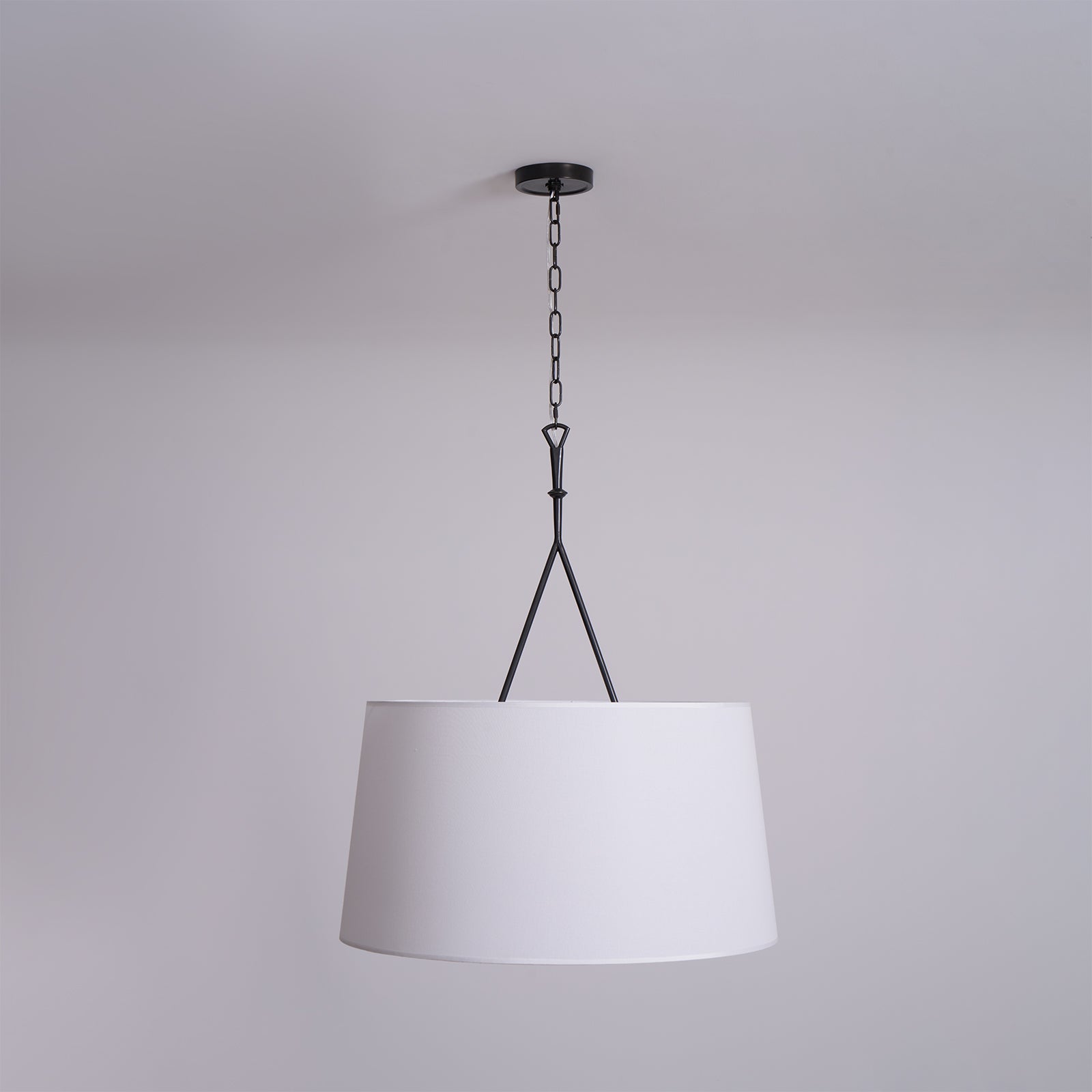 Wink Modern Minimalist Brass Fabric Pendant Lamp - Lamp Copper