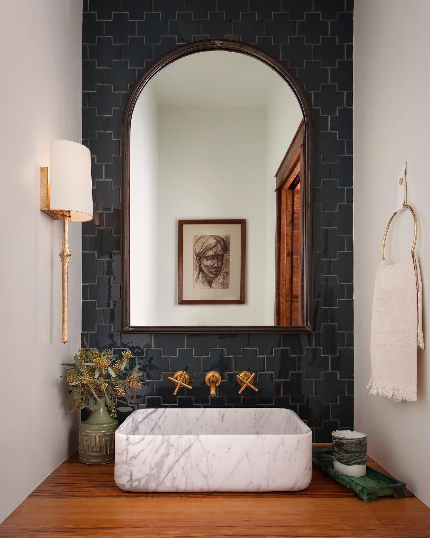 Yield Vintage Unique Brass Metal Fabric Wall Lamp - Lamp Copper