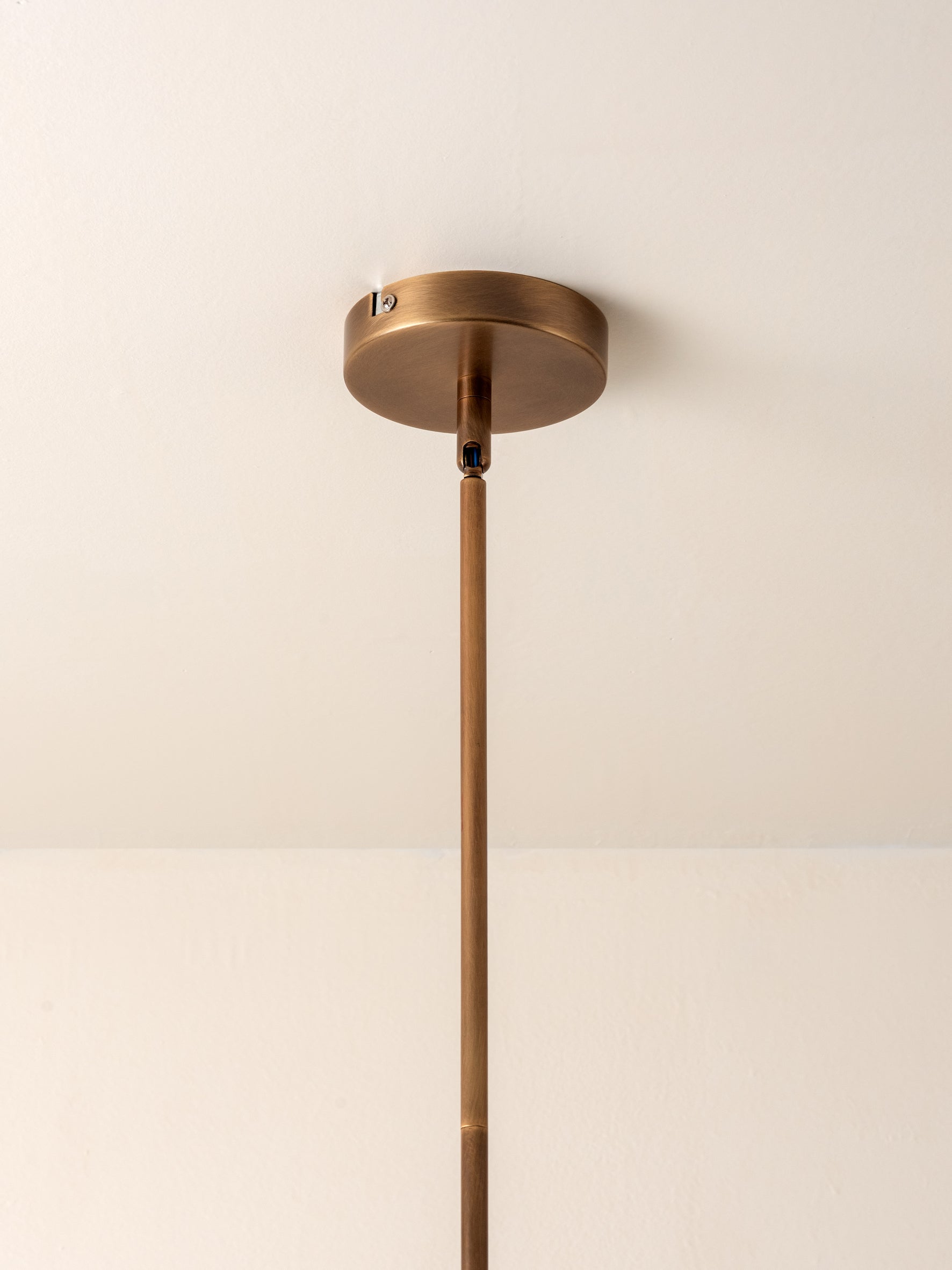 Dawn Modern Minimalist Brass Glass Chandelier - Lamp Copper
