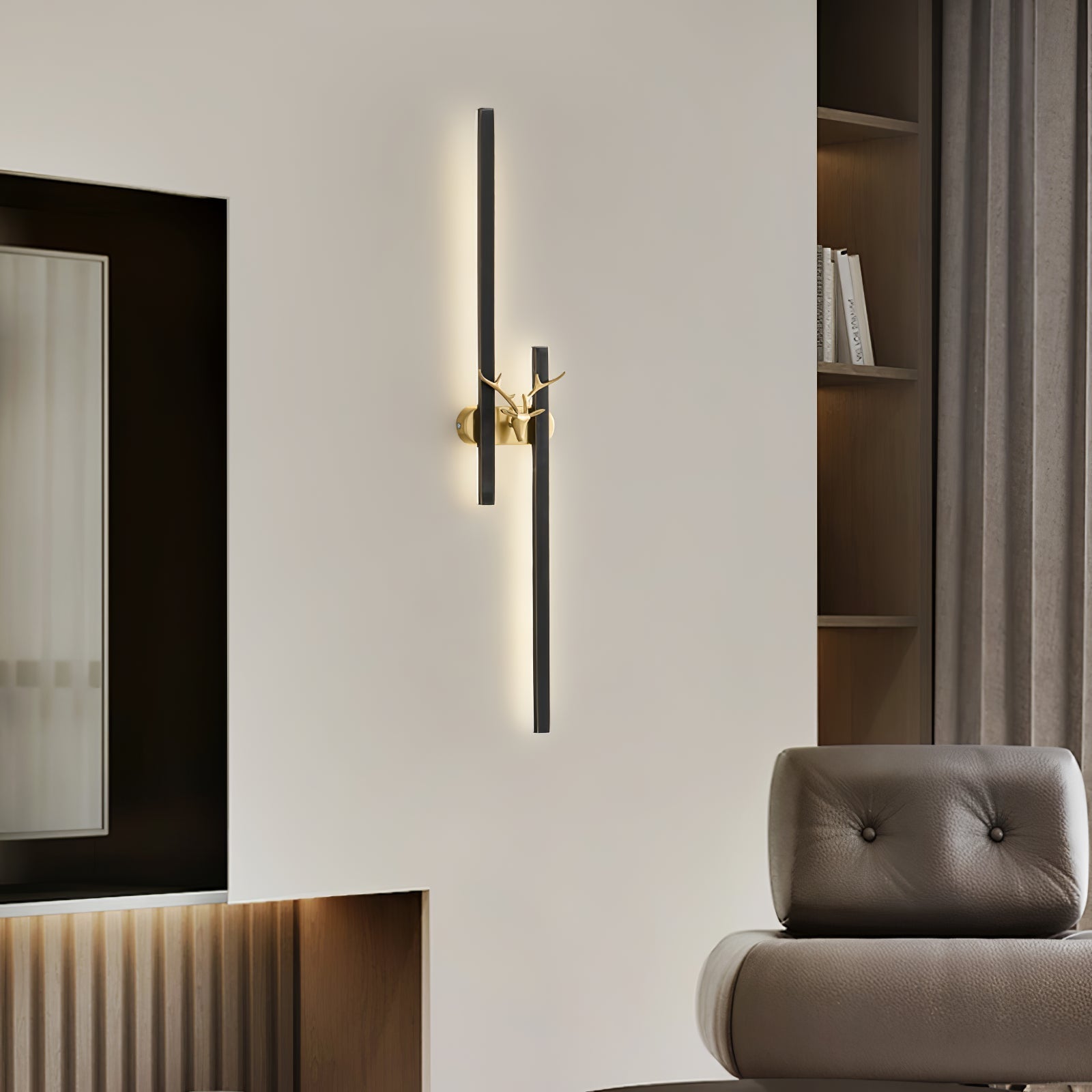Deer Brass Wall Lamp - Blowlighting