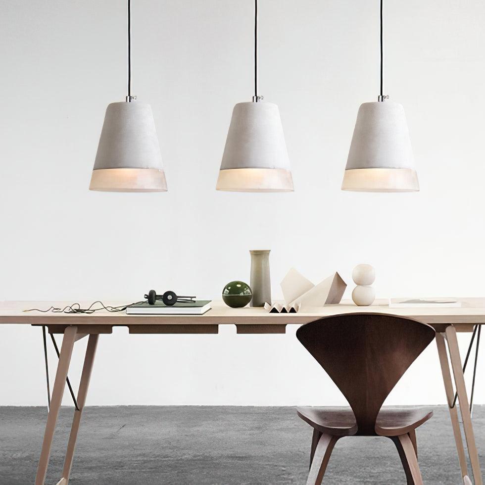 Delia Cement Pendant Light - Blowlighting