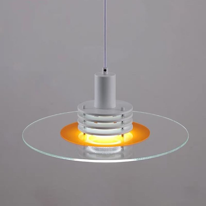 Valentina Moderno Metallo/Vetro/Acrilico Sospensione Bianco/Blu/Arancio/Argento Soggiorno