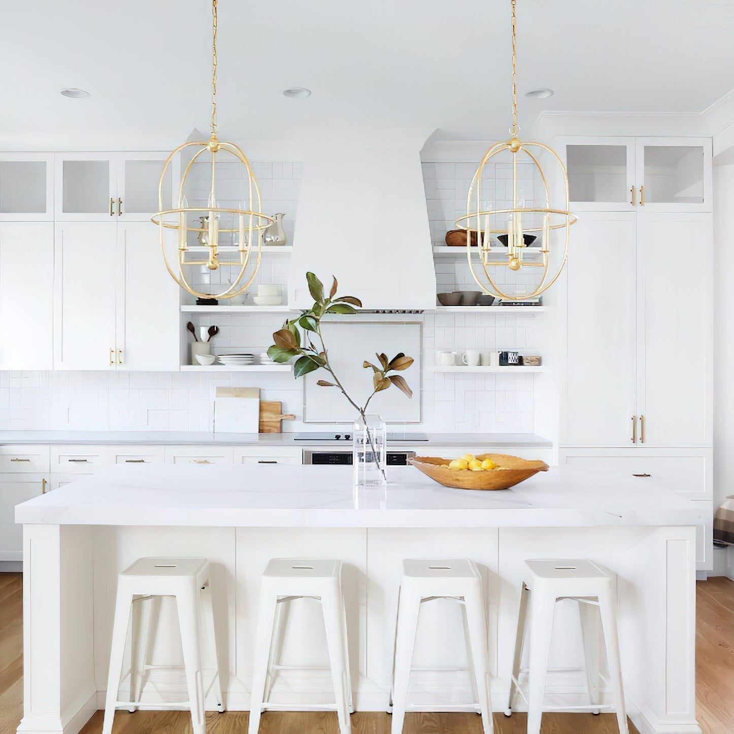 Sylph Vintage Industrial Open Brass Metal Pendant Lamp - Lamp Copper