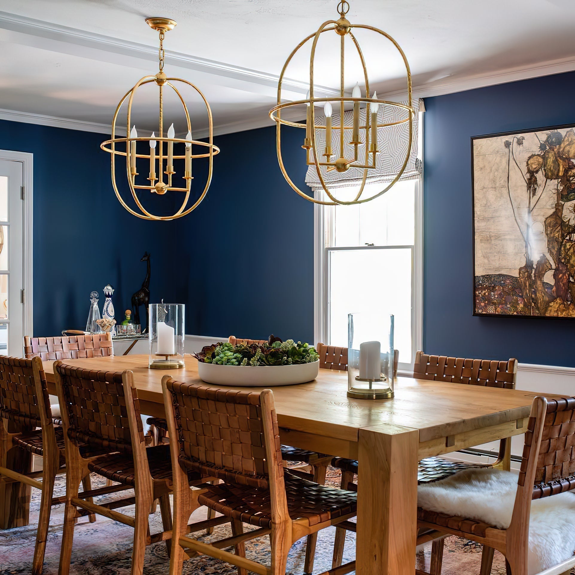 Sylph Vintage Industrial Open Brass Metal Pendant Lamp - Lamp Copper