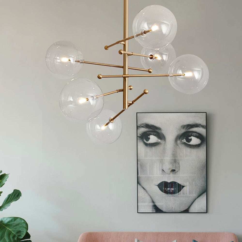 Valentina Moderne LED Lampade a Sospensione Oro Bolla
