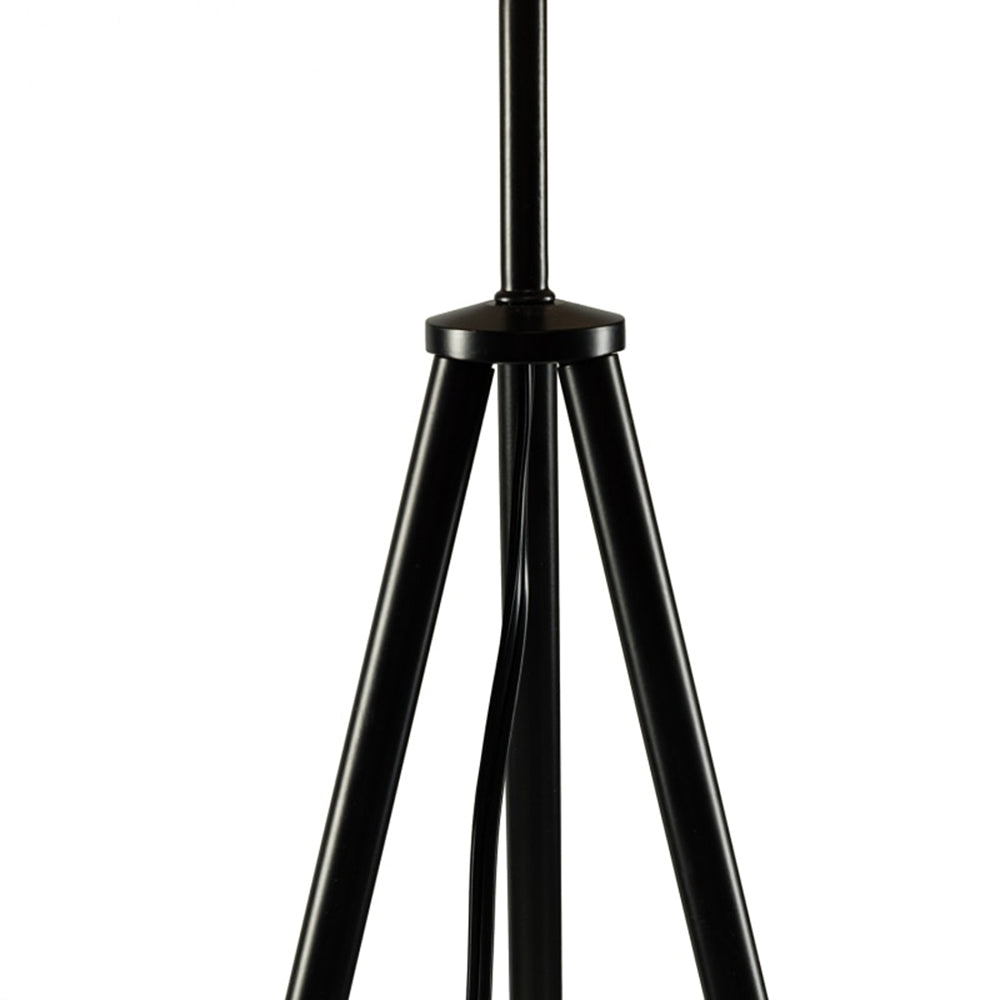 Ritta Naturale LED Lampada da Terra Treppiede Rattan Tessitura Sala Studio/Soggiorno/Camera da Letto