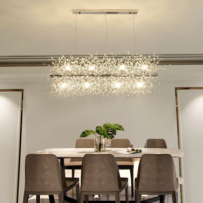 Lili Moderne Lampade a Sospensione Metallo/Vetro Nero/Oro Dandelion