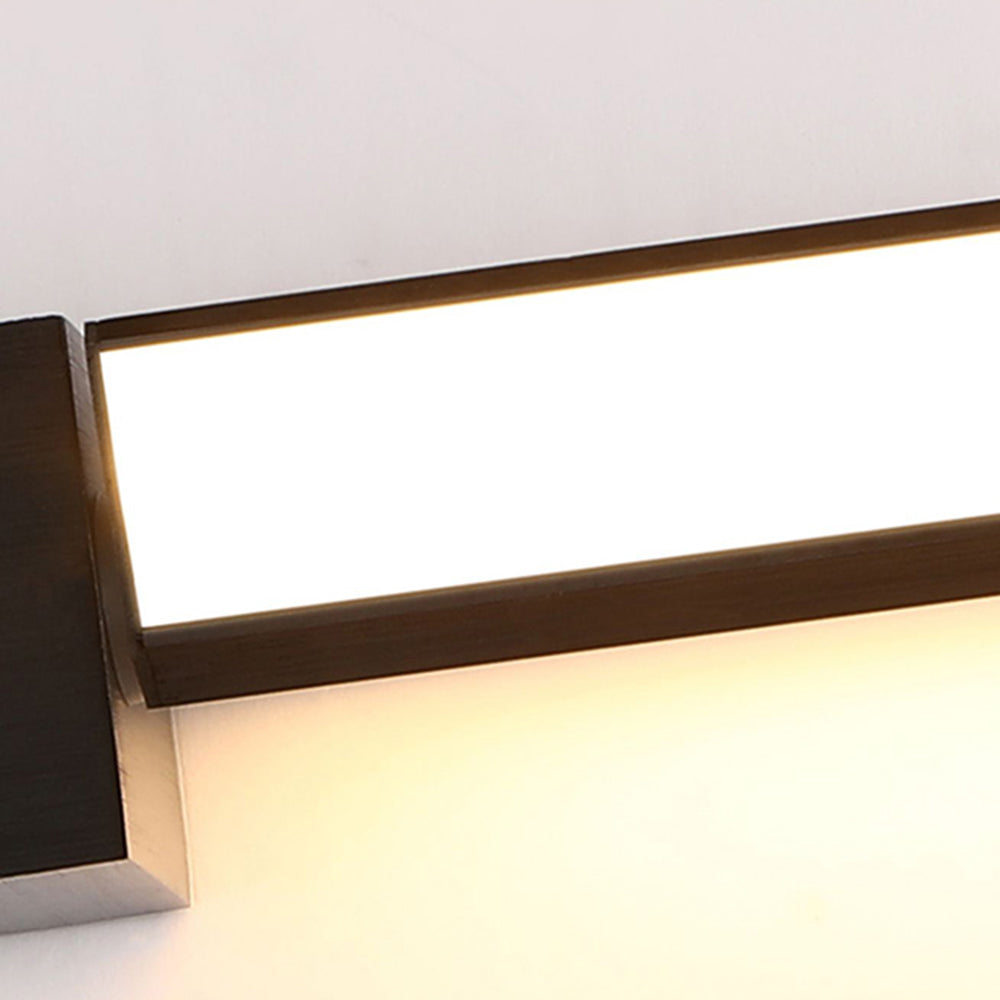 Arisha Minimalista LED Applique Nera Ruotabile Linea