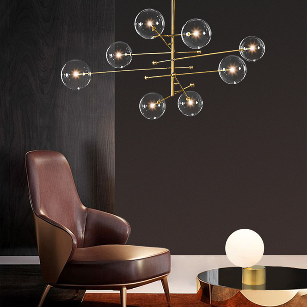 Valentina Moderne LED Lampade a Sospensione Oro Bolla