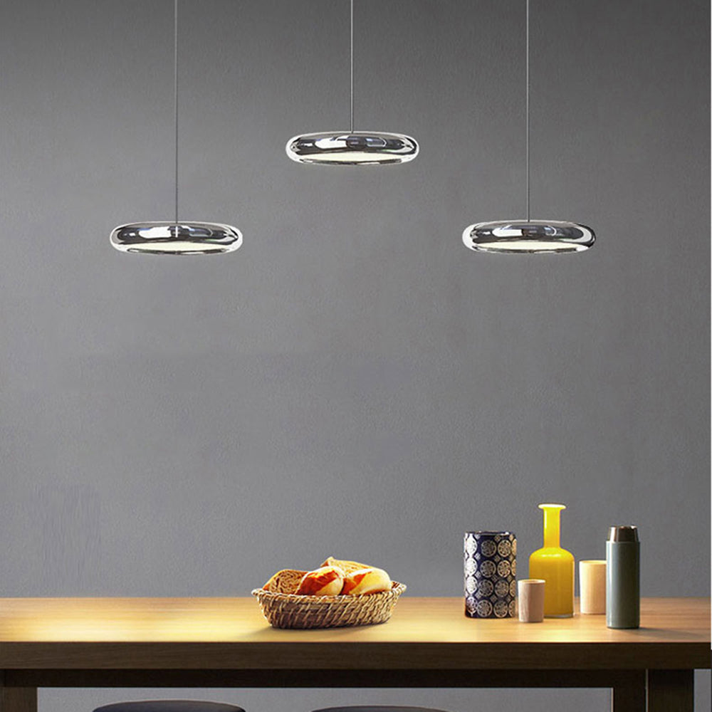 Arisha Minimalista LED Lampade a Sospensione Metallo Argento/Oro/Rosa Circolare Soggiorno/Camera da Letto/Sala da Pranzo