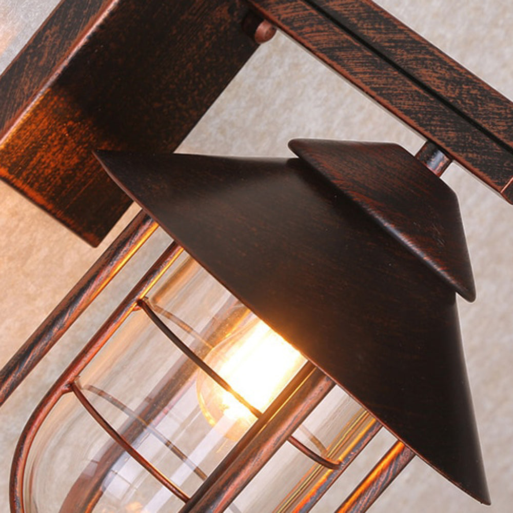 Ray Metallo Lanterna Vintage Applique da Esterno Balcone