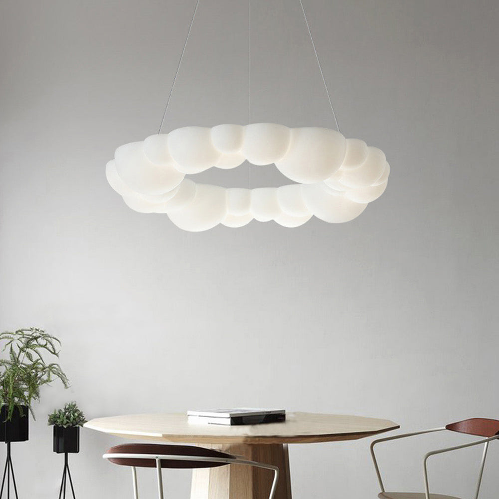Arisha Moderne LED Plafoniere Telecomando Dimmable Metallo/Acrilico Bianco Soggiorno