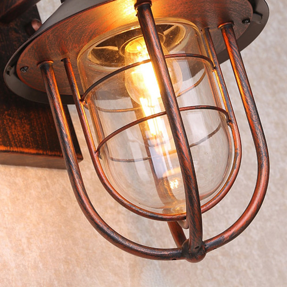 Ray Metallo Lanterna Vintage Applique da Esterno Balcone