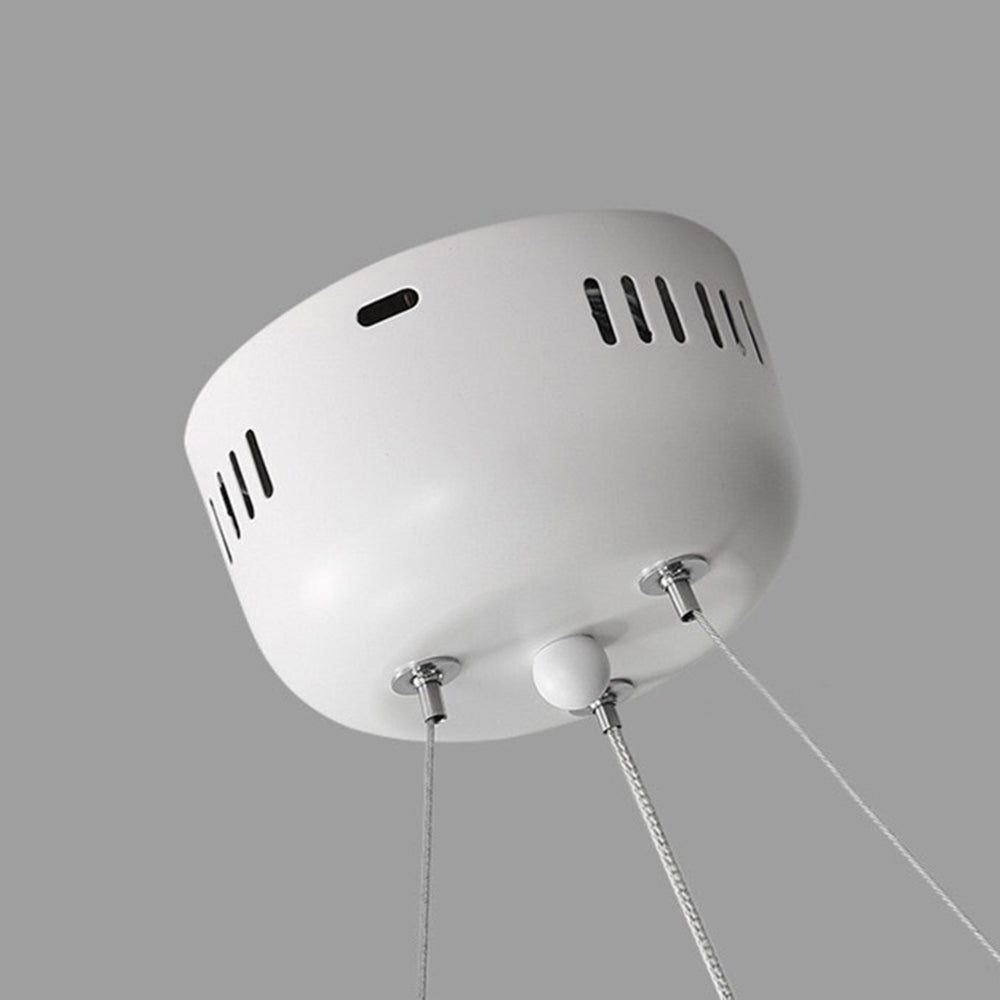Arisha Moderne LED Plafoniere Telecomando Dimmable Metallo/Acrilico Bianco Soggiorno