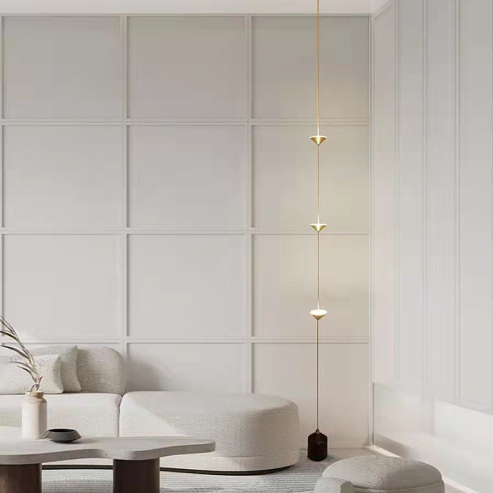 Mira Minimalista LED Insolito Lampade da Terra Metallo Lineare Snello