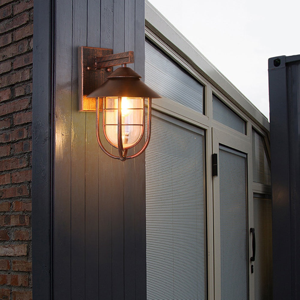 Ray Metallo Lanterna Vintage Applique da Esterno Balcone