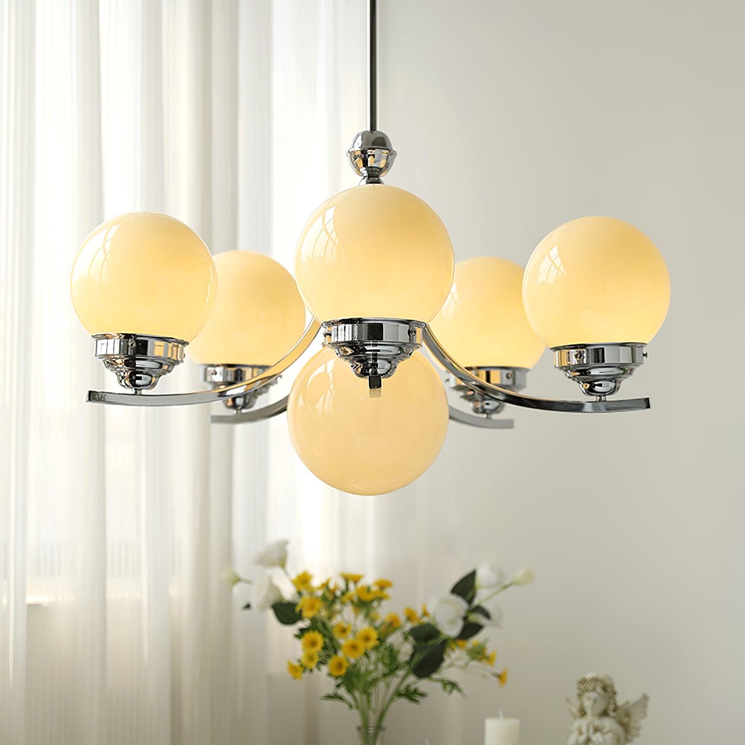 Dewdrop Globe Chandelier - Blowlighting