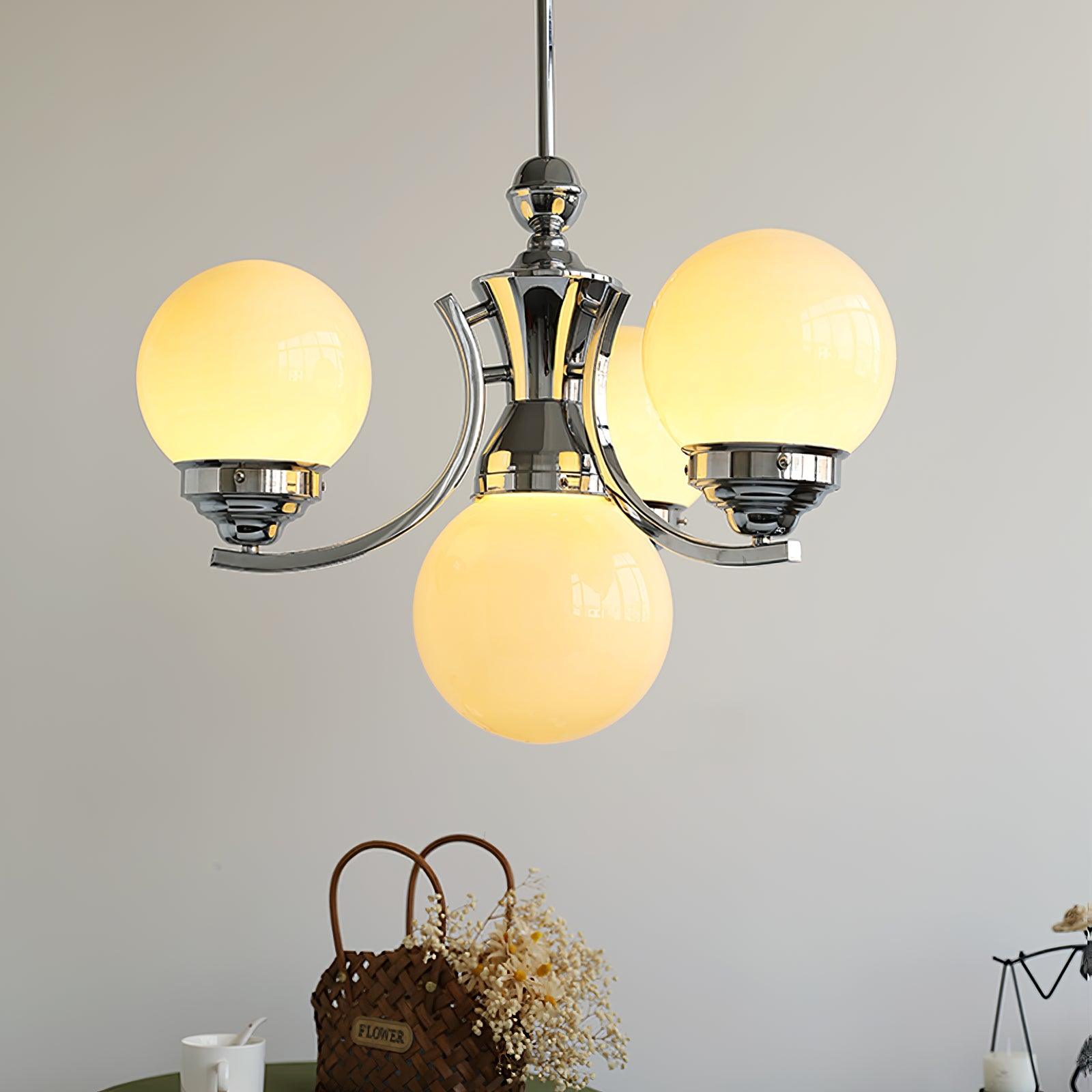 Dewdrop Globe Chandelier - Blowlighting