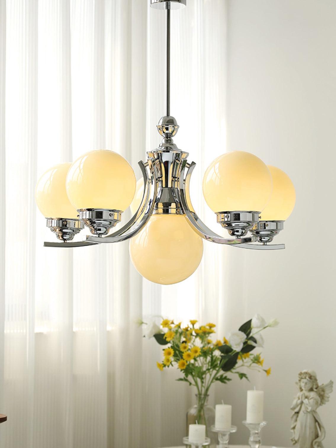 Dewdrop Globe Chandelier - Blowlighting