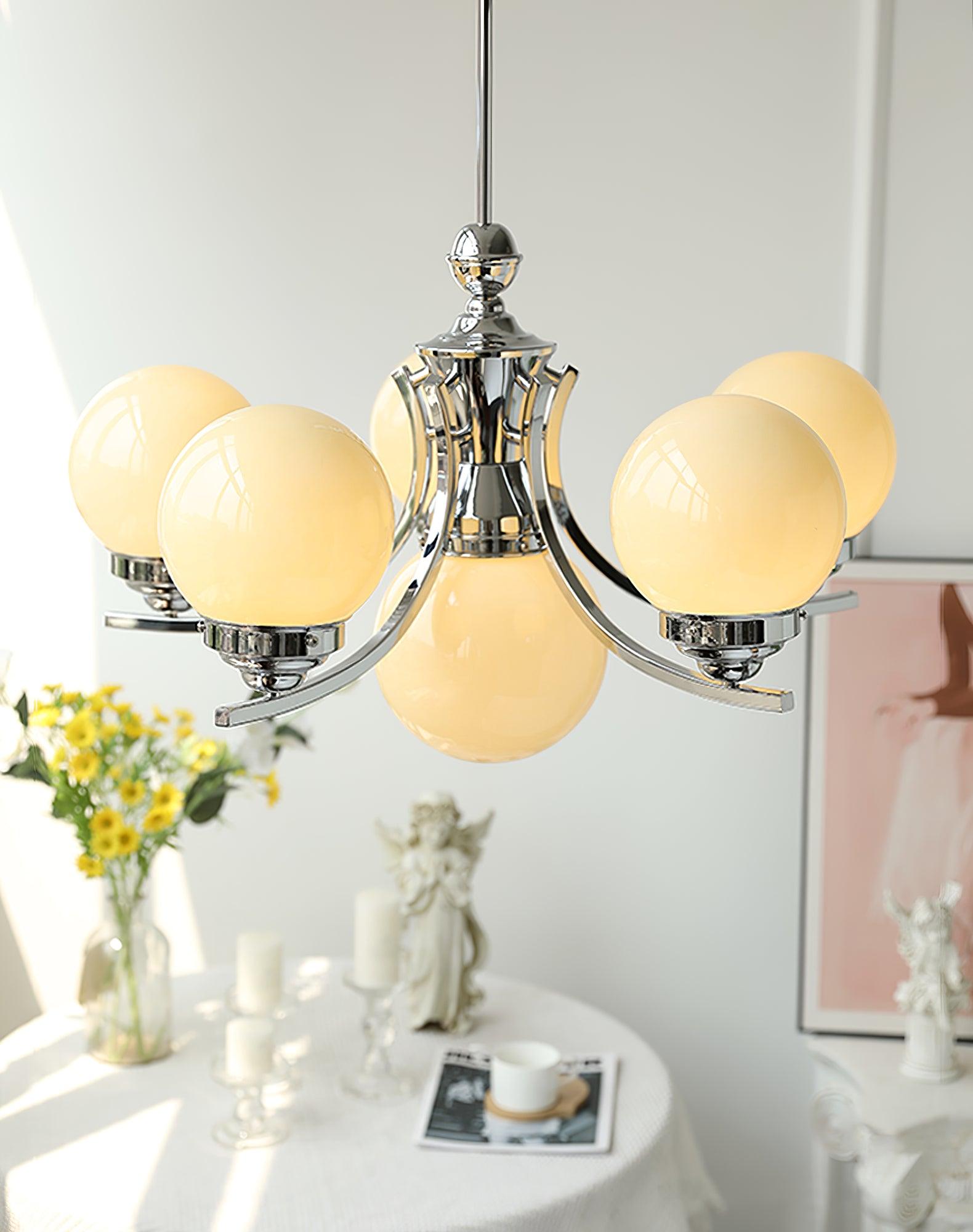 Dewdrop Globe Chandelier - Blowlighting