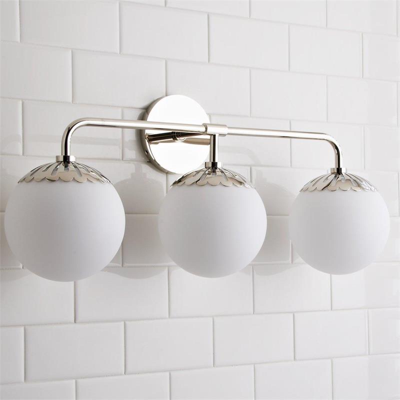 Aegis Modern Minimalist Globe Brass Glass Sconce Wall Lamp - Lamp Copper