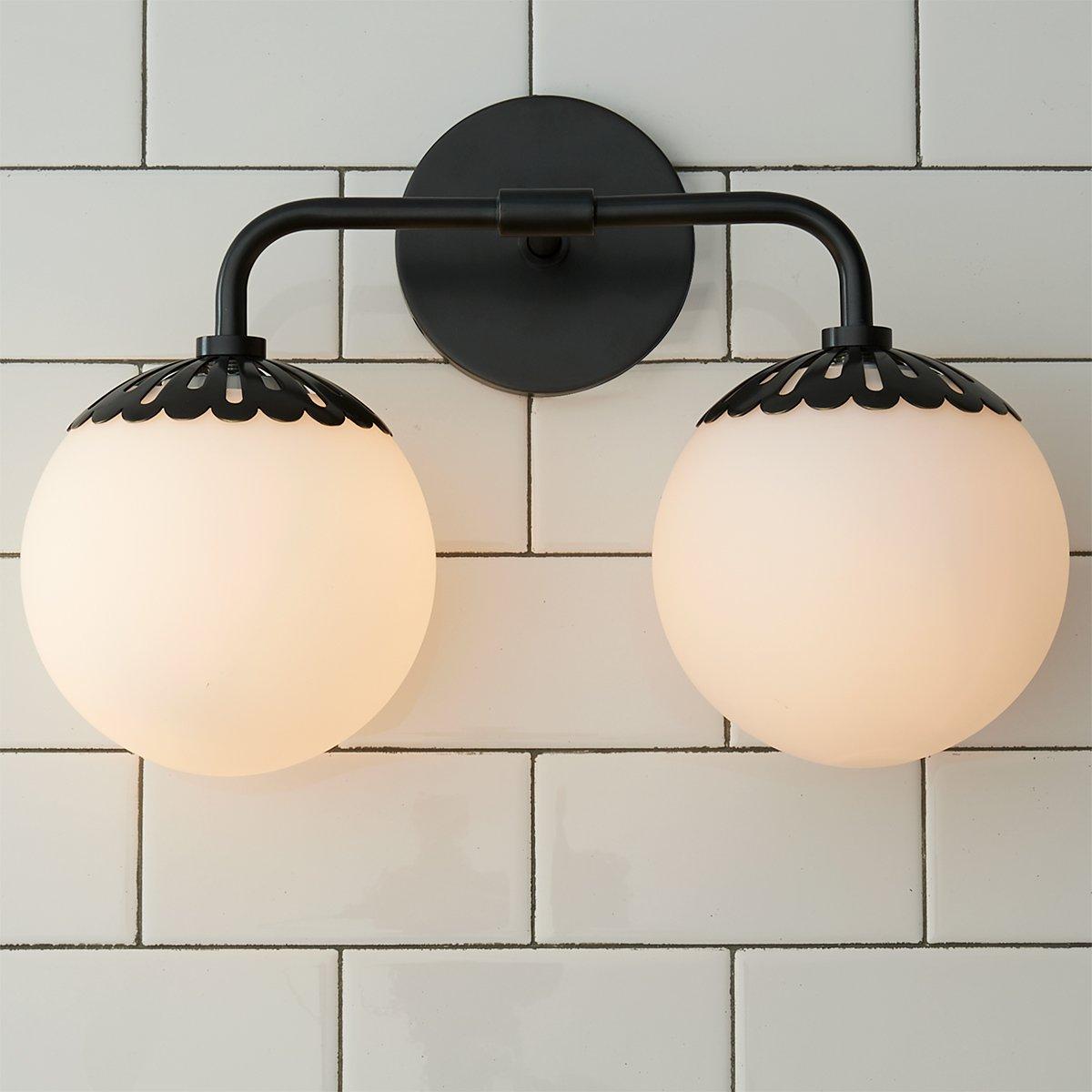 Aegis Modern Minimalist Globe Brass Glass Sconce Wall Lamp - Lamp Copper