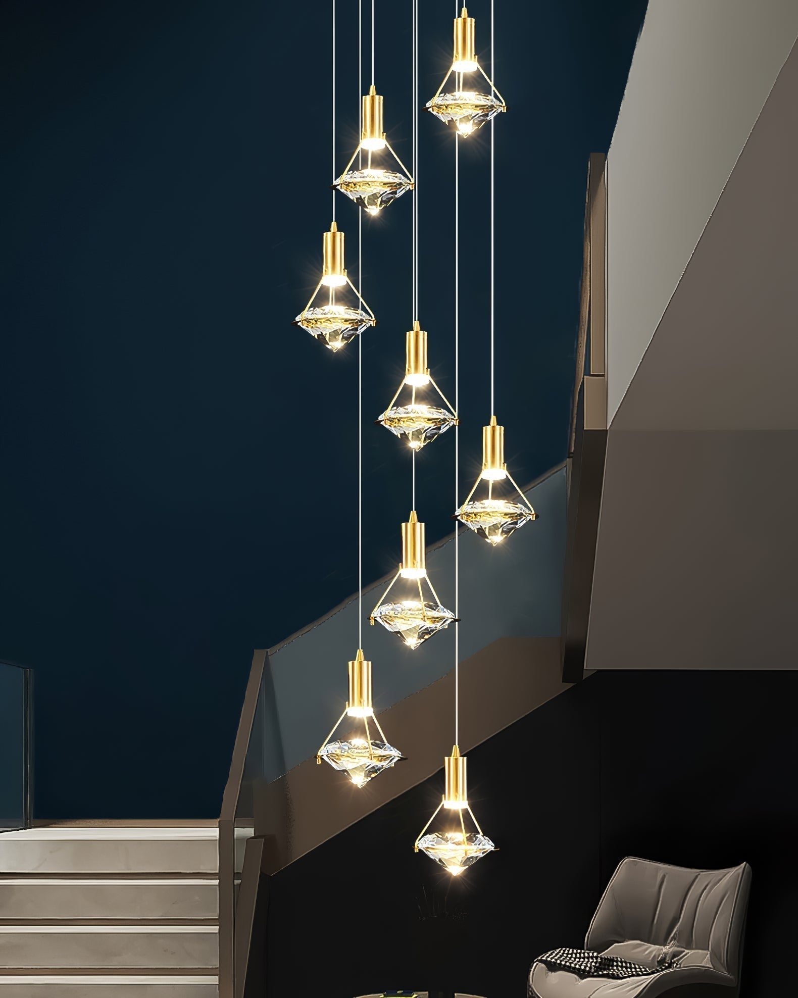 Diamond Pendant Lamp - Blowlighting