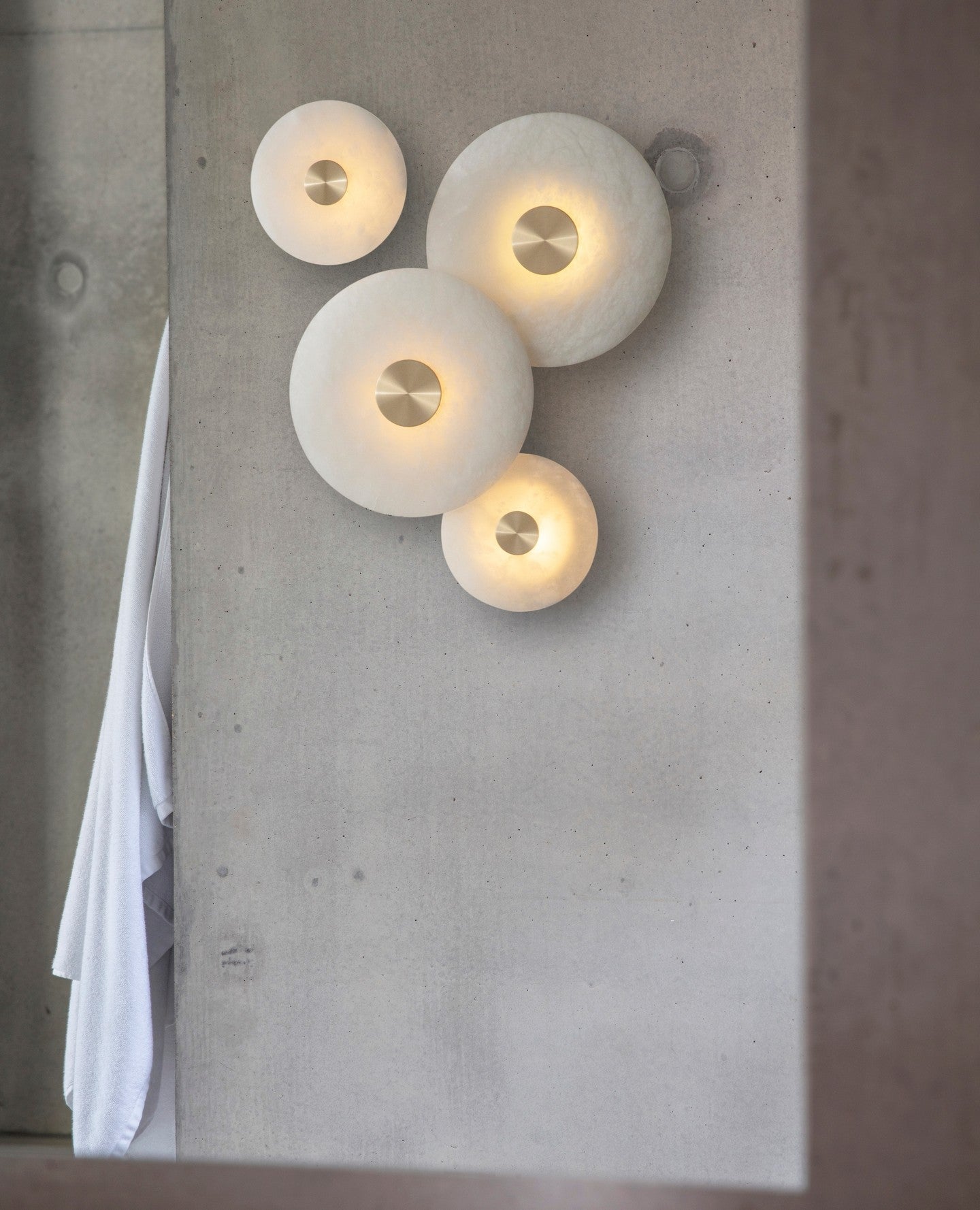 Selina Minimalist Alabaster Ceiling Light - Letslighting