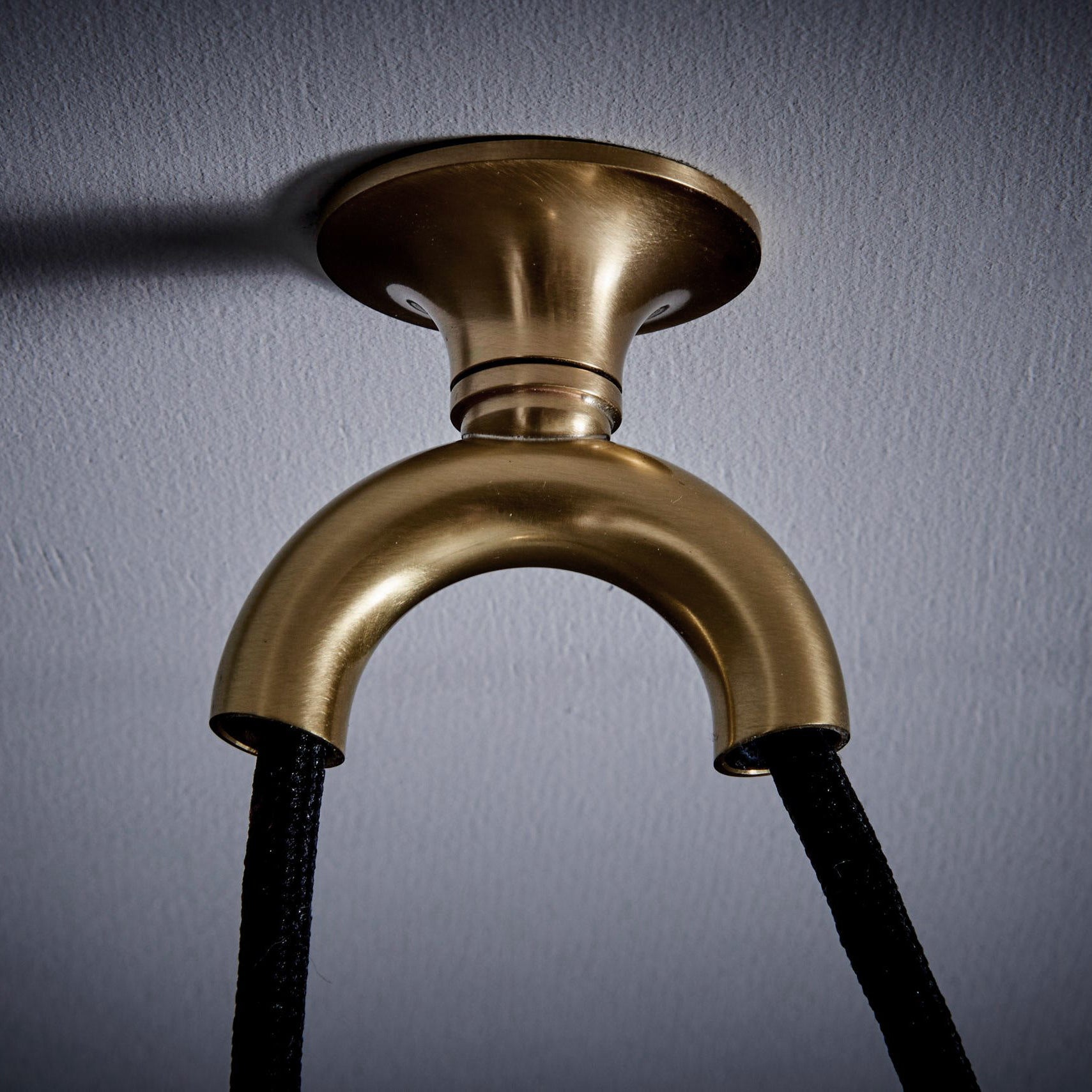 Omen Modern Minimalist Dome Balance Brass Metal Pendant Lamp - Lamp Copper