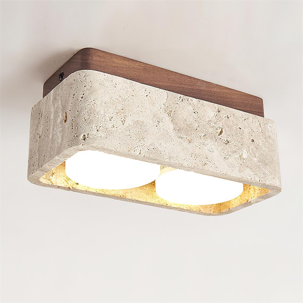 Ritta Ceiling Light Organic Rounded - Letslighting