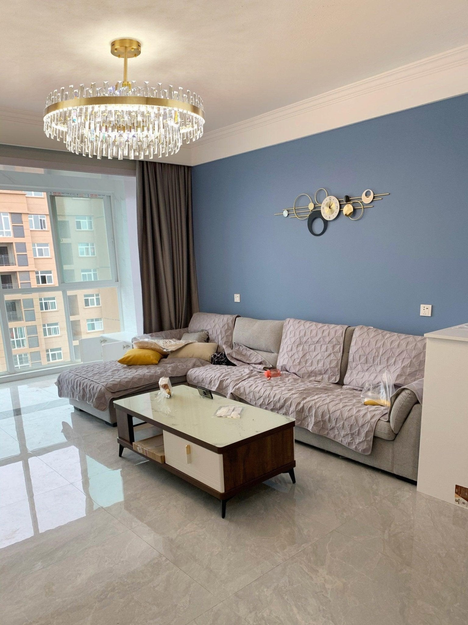 Drum Glass Chandelier - Blowlighting