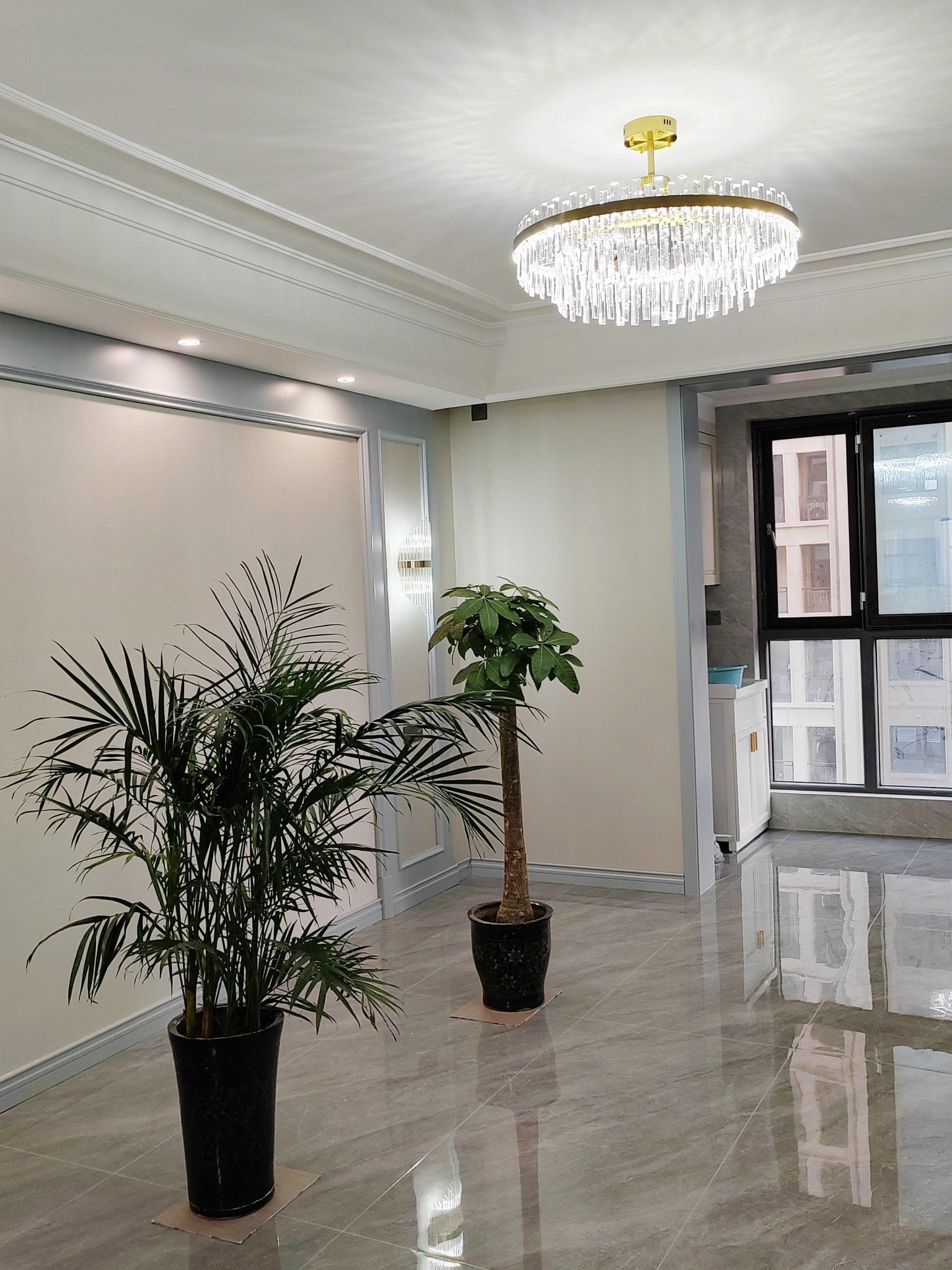 Drum Glass Chandelier - Blowlighting