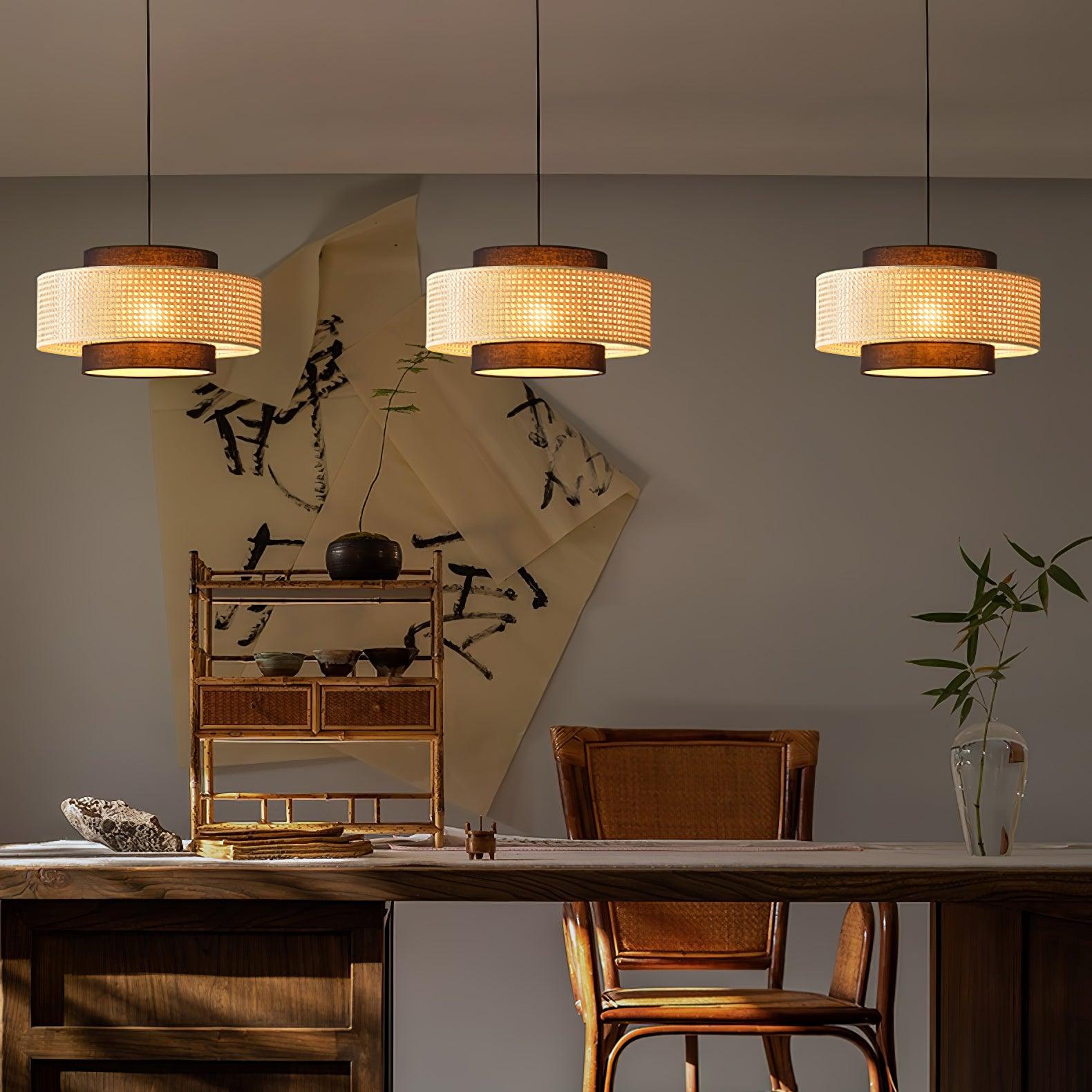 Drum Shade Pendant Light - Blowlighting