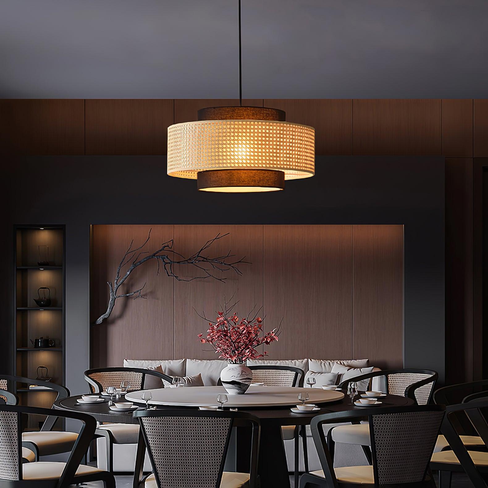 Drum Shade Pendant Light - Blowlighting