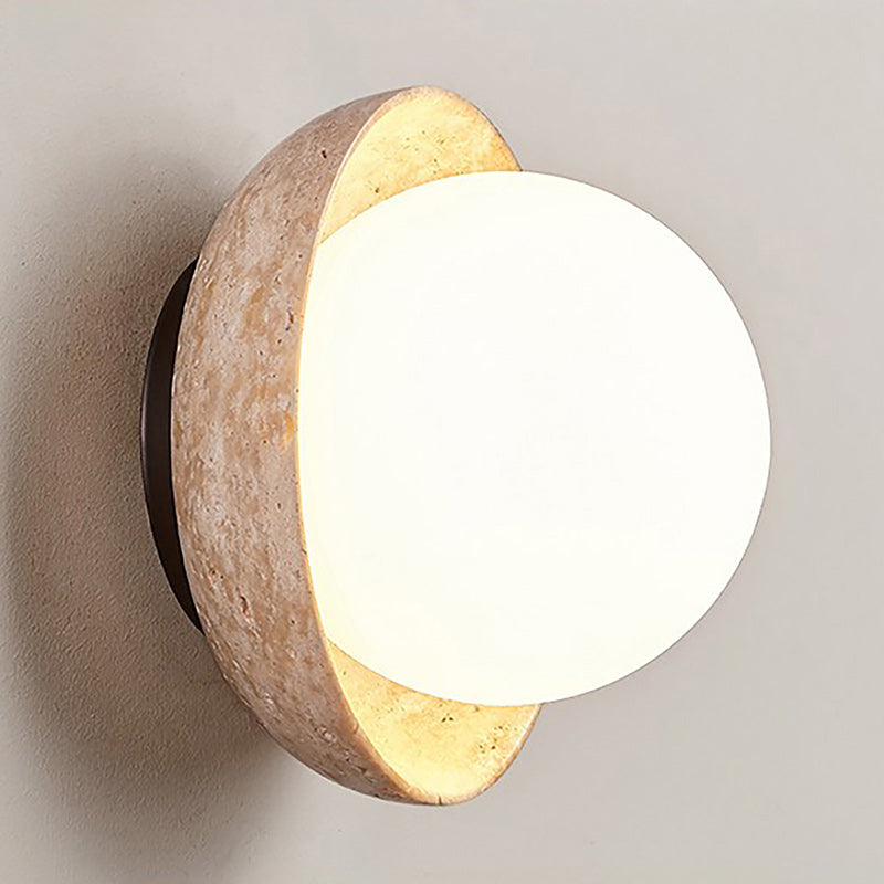 Weave Modern Minimalist Metal Glass Wall Lamp - Lamp Copper