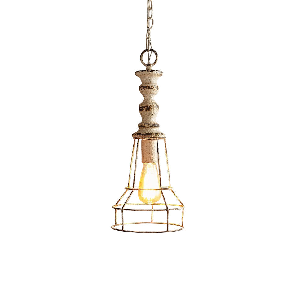 Xylo Vintage Industrial Weathered Metal Pendant Light - Lamp Copper