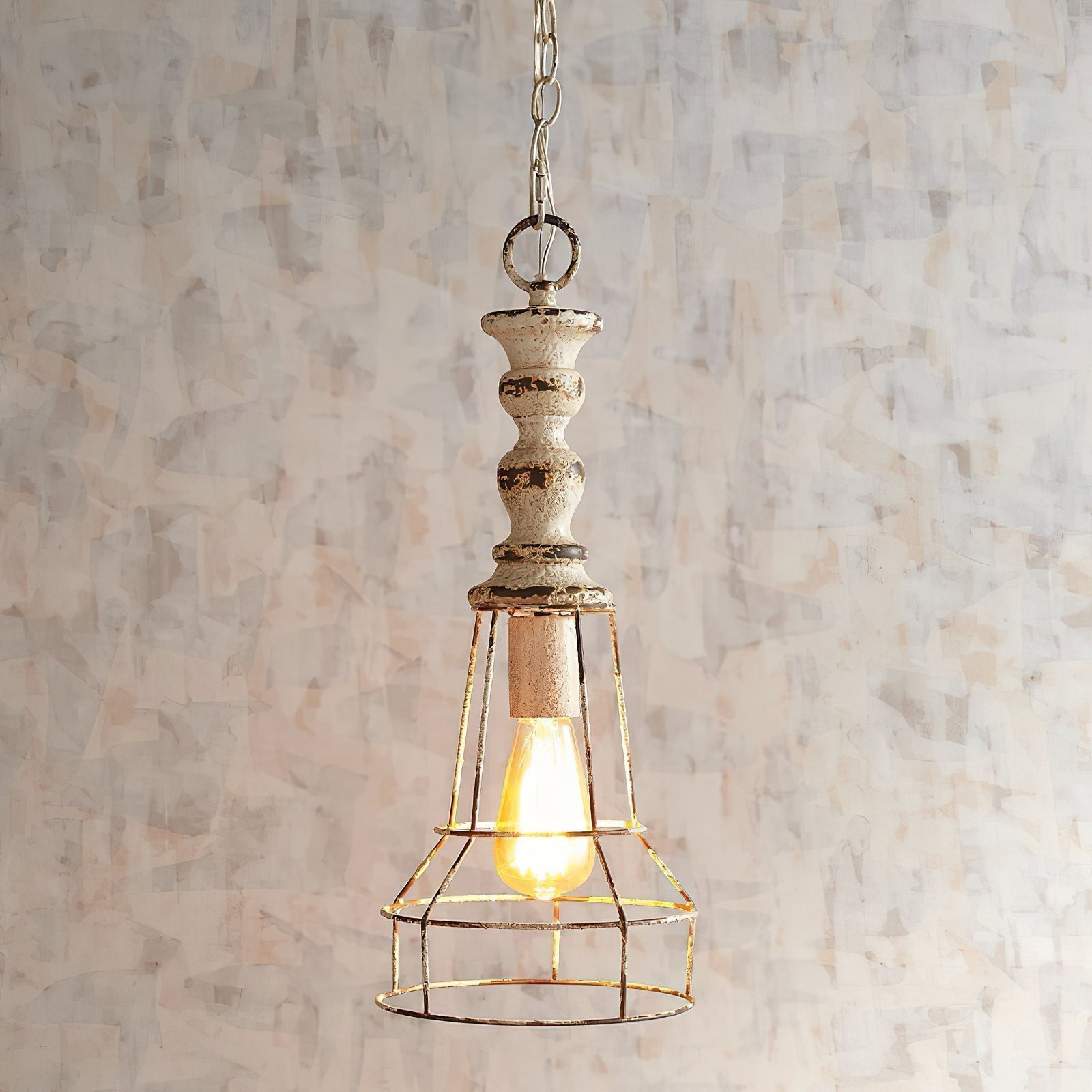 Xylo Vintage Industrial Weathered Metal Pendant Light - Lamp Copper