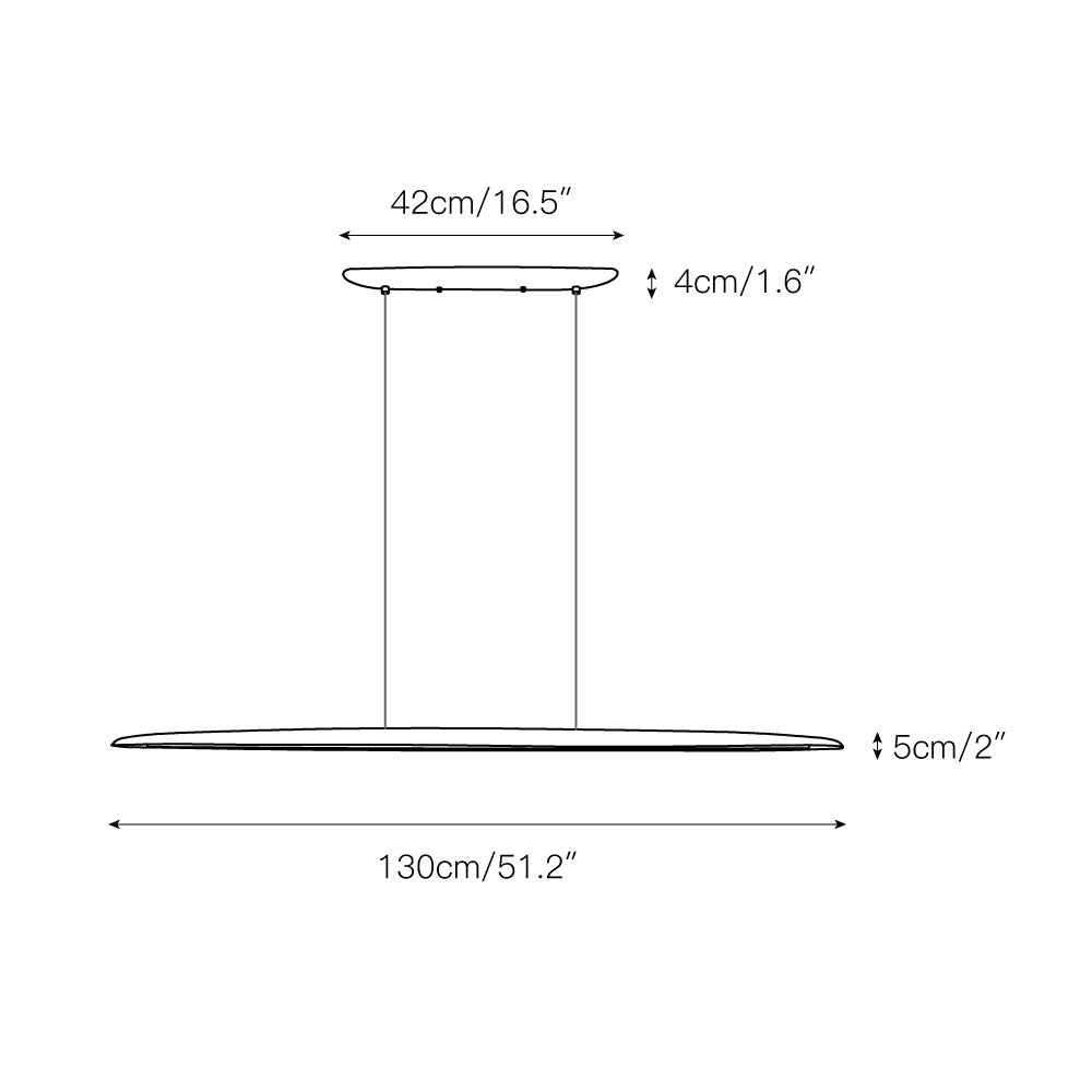 Zing Modern Minimalist Walnut Wood Pendant Lamp - Lamp Copper