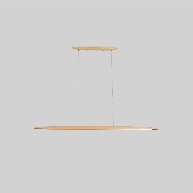 Zing Modern Minimalist Walnut Wood Pendant Lamp - Lamp Copper
