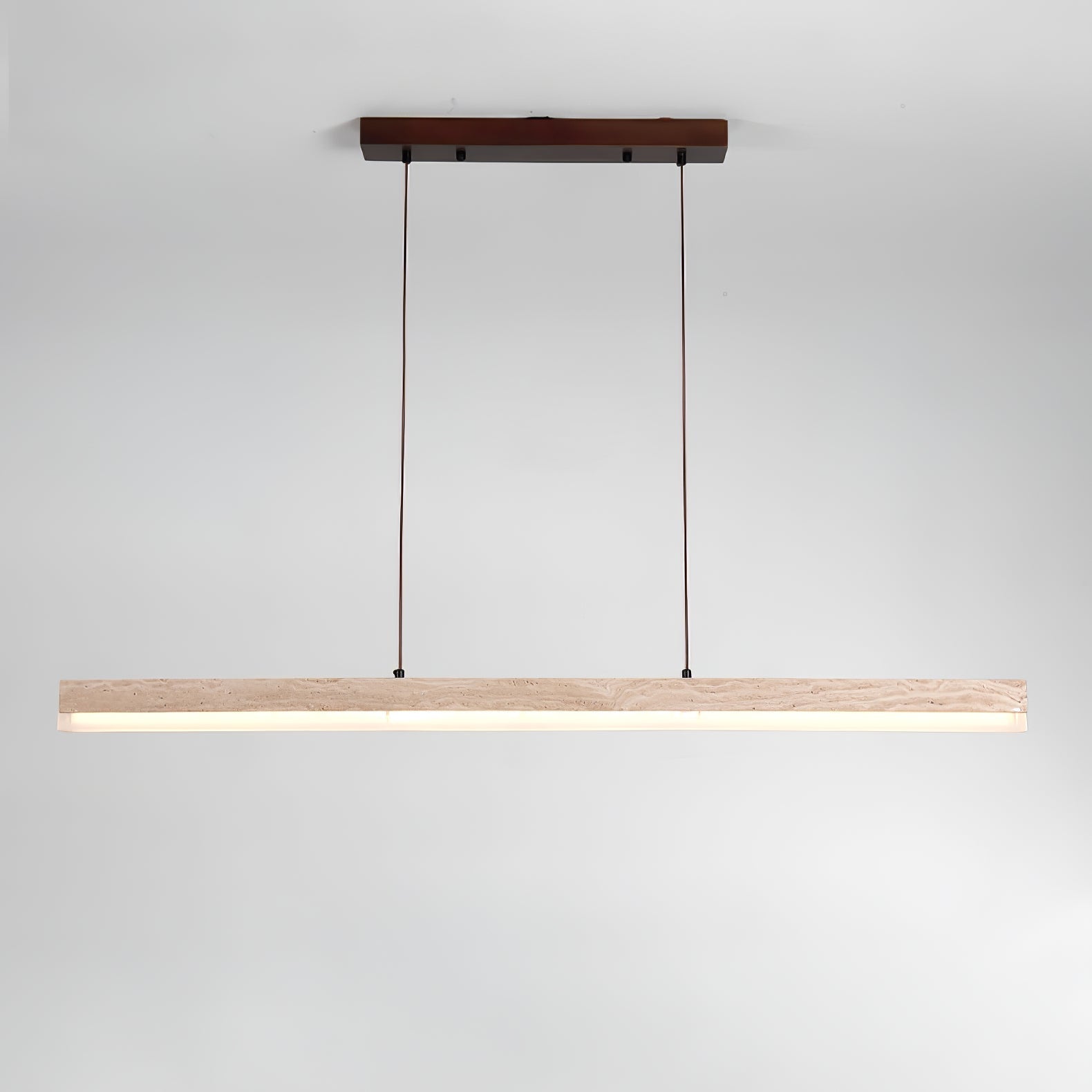 Ivsoryra Rectangular Travertine Pendant Light - Letslighting