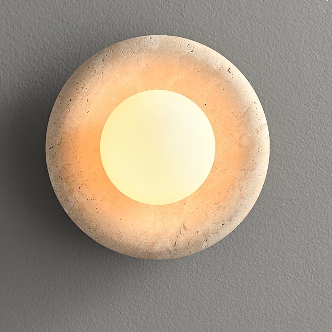 Amber Vintage Marble Wall Light - Blowlighting