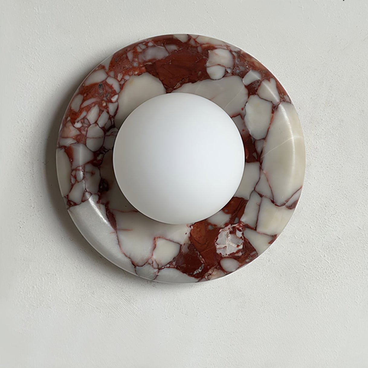 Amber Vintage Marble Wall Light - Blowlighting