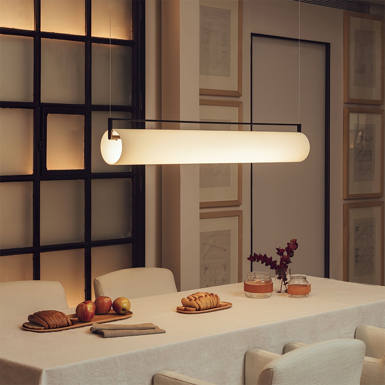 Elias Minimalist Metal Pendant Light - Blowlighting