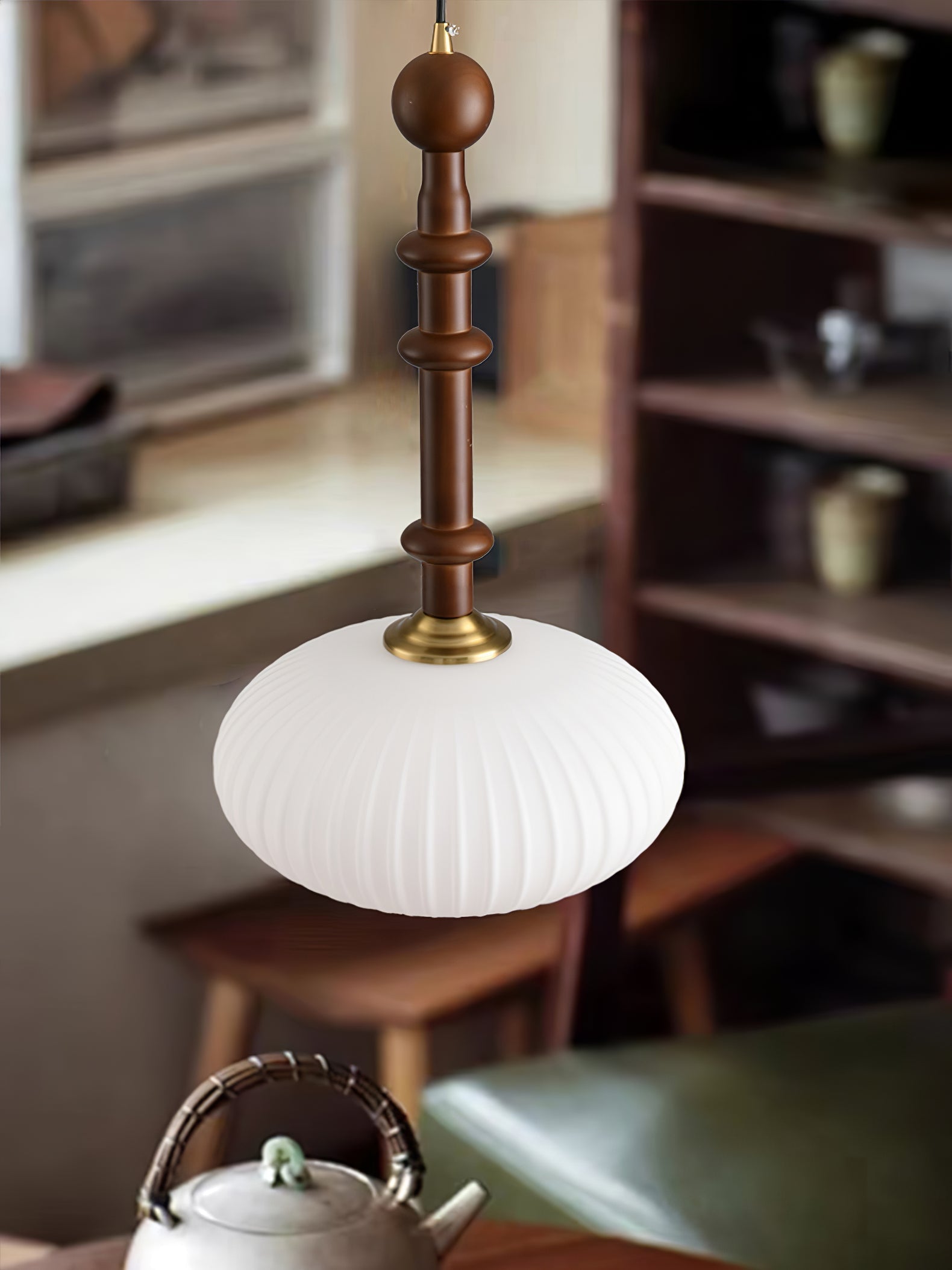 Edison Wood Pendant Light - Blowlighting