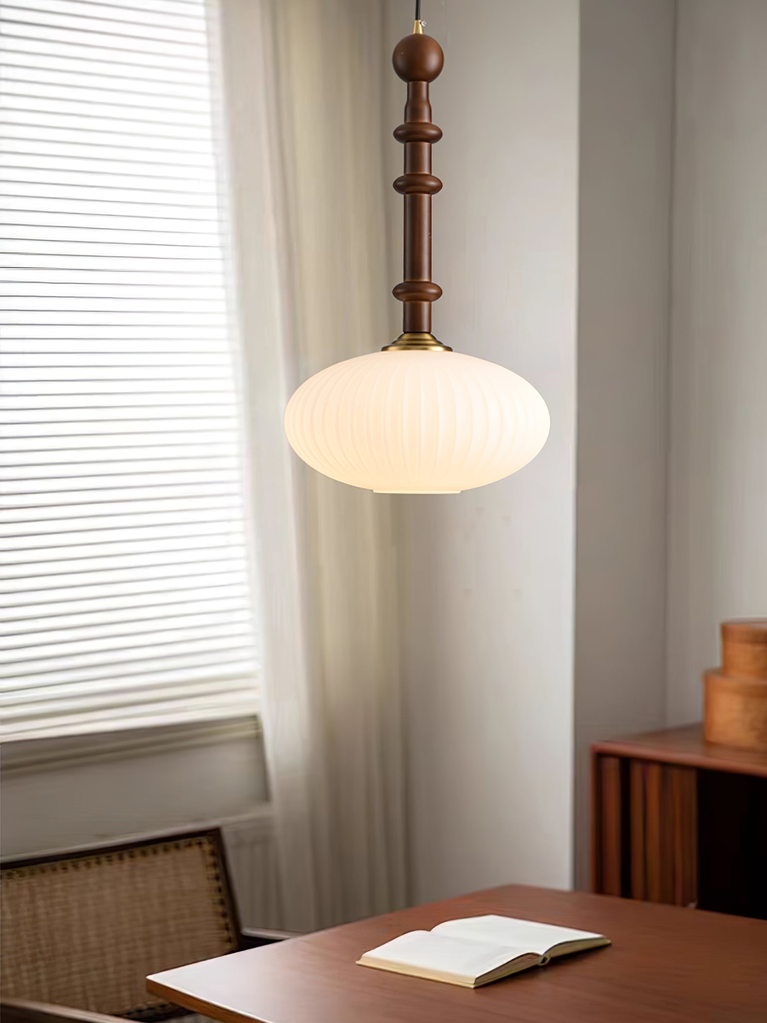 Edison Wood Pendant Light - Blowlighting